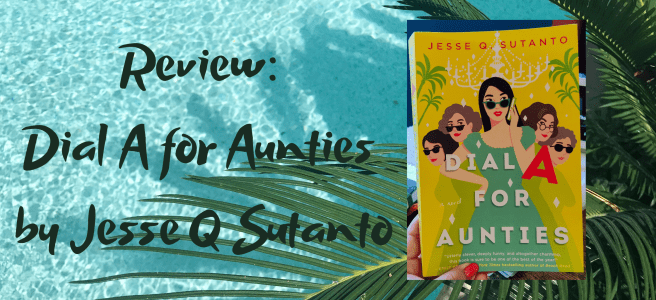 The background features water in a pool with the branches of a palm tree in the foreground. The title of the blog is on the left in black letters and the book cover is on the right.